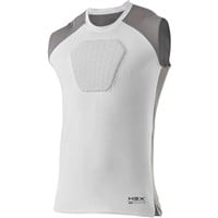 McDavid Youth HEX Sternum Shirt, White/Grey
