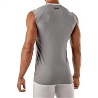 McDavid Men's HEX Sternum Shirt, White/Grey