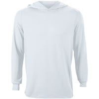 Evoshield Men's Lightweight Baseball Training Hoodie, White