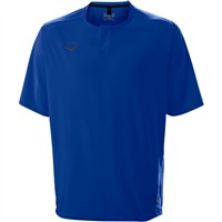 Evoshield Men's Impak Short Sleeve BP Baseball Training Jacket, Royal