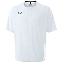 Evoshield Men's Impak Short Sleeve BP Baseball Training Jacket, White