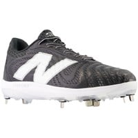 New Balance Men's FuelCell 4040v7 Low Metal Baseball Cleat, Black/White