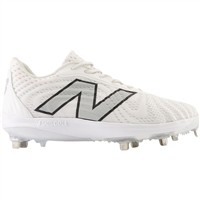 New Balance Men's FuelCell 4040v7 Low Metal Baseball Cleat, Black/White