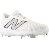 New Balance Men's FuelCell 4040v7 Low Metal Baseball Cleat, White/Grey