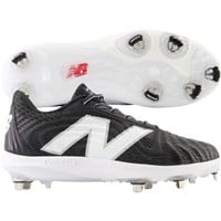 New Balance Men's FuelCell 4040v7 Low Metal Baseball Cleat, Black/White