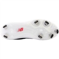 New Balance Mens FuelCell 4040v7 Mid Metal Baseball Cleat, Black/White