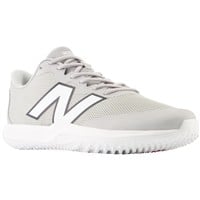 New Balance Mens FuelCell 4040v7 Turf Trainer Baseball Shoes, Grey/White