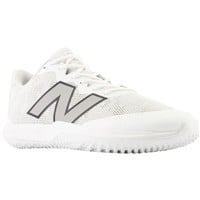 New Balance Mens FuelCell 4040v7 Turf Trainer Baseball Shoes, White/Grey