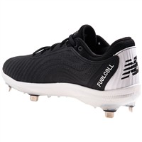 New Balance Women's FuelCell FUSEv4 Low Metal Fastpitch Softball Cleats, Black/White