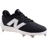 New Balance Women's FuelCell FUSEv4 Low Metal Fastpitch Softball Cleats, Black/White