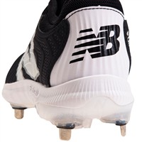 New Balance Women's FuelCell FUSEv4 Low Metal Fastpitch Softball Cleats, Black/White