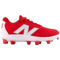 New Balance Women's FuelCell FUSEv4 Low Molded Fastpitch Softball Cleats, Red/White