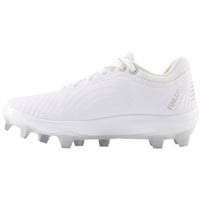 New Balance Women's FuelCell FUSEv4 Low Molded Fastpitch Softball Cleats, White/Grey