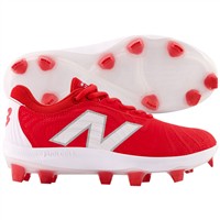New Balance Women's FuelCell FUSEv4 Low Molded Fastpitch Softball Cleats, Red/White