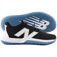 New Balance Women's FuelCell FUSEv4 Turf Trainer Fastpitch Softball Shoes, Black/White