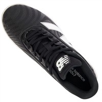 New Balance Youth 4040v7 Rubber Molded Baseball Cleat, Black/White