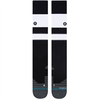 Stance Men's Stripes OTC Baseball Socks, Black/White