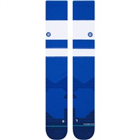 Stance Men's Stripes OTC Baseball Socks, White/Blue