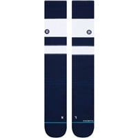 Stance Men's Stripes OTC Baseball Socks, White/Navy