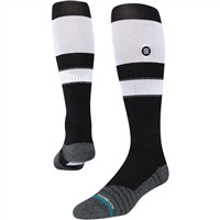 Stance Men's Stripes OTC Baseball Socks, Black/White