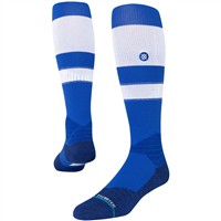 Stance Men's Stripes OTC Baseball Socks, White/Blue
