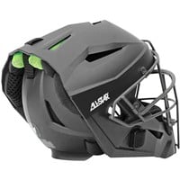 All Star MVP Pro Matte Catcher Helmet, Black