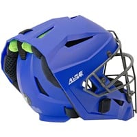 All Star MVP Pro Matte Catcher Helmet, Royal