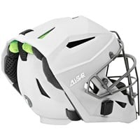 All Star MVP Pro Matte Catcher Helmet, White