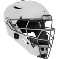 All Star MVP Pro Matte Catcher Helmet, White