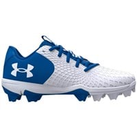 Under Armour Women's Glyde 2.0 RM Molded Fastpitch Softball Cleats, White/Royal