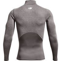 Under Armour Men's ColdGear Armour Baseball Compression Mock, Charcoal/Black
