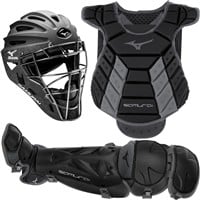 Mizuno Women's Adult Samurai Catchers Kit 13in-14in, Black/Grey