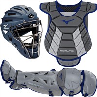 Mizuno Women's Adult Samurai Catchers Kit 13in-14in, Grey/Navy