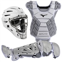 Mizuno Women's Adult Samurai Catchers Kit 13in-14in, White
