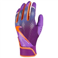 NIKE Womens Hyperdiamond 3.0 Fastpitch Batting Gloves, Blue/Purple
