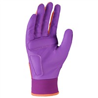 NIKE Womens Hyperdiamond 3.0 Fastpitch Batting Gloves, Blue/Purple