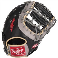 Rawlings Gamer Exclusive Edition AR44 12.75in First Base Glove, Black/Grey