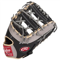 Rawlings Gamer Exclusive Edition AR44 12.75in First Base Glove, Black/Grey