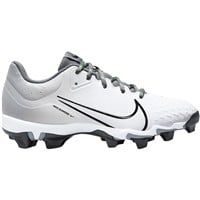 NIKE Women's Hyperdiamond 4 Keystone Molded Softball Cleats, Grey/Black