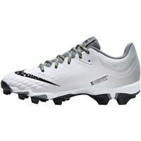 NIKE Women's Hyperdiamond 4 Keystone Molded Softball Cleats, Grey/Black