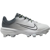 NIKE Women's Hyperdiamond 4 Pro MCS Molded Softball Cleats, Grey/Black