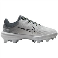 NIKE Women's Hyperdiamond 4 Pro MCS Molded Softball Cleats, Grey/Black