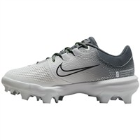 NIKE Women's Hyperdiamond 4 Pro MCS Molded Softball Cleats, Grey/Black