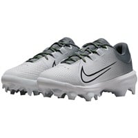 NIKE Women's Hyperdiamond 4 Pro MCS Molded Softball Cleats, Grey/Black