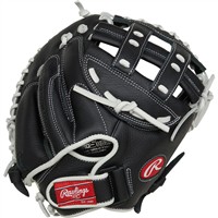 Rawlings Shut Out 31.5in Fastpitch Softball Catcher's Mitt, Black