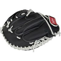 Rawlings Shut Out 31.5in Fastpitch Softball Catcher's Mitt, Black