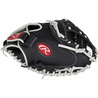 Rawlings Shut Out 31.5in Fastpitch Softball Catcher's Mitt, Black