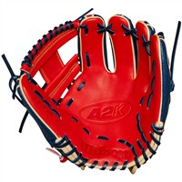 Wilson A2K Ozzie Albies Game Model 11.5in Baseball Glove (WBW101629115), Red/Navy