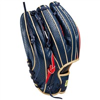 Wilson A2K Ozzie Albies Game Model 11.5in Baseball Glove (WBW101629115), Red/Navy