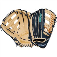 Wilson A2000 JR44 GM 12.75in Baseball Glove (WBW1016351275), Navy/Blonde